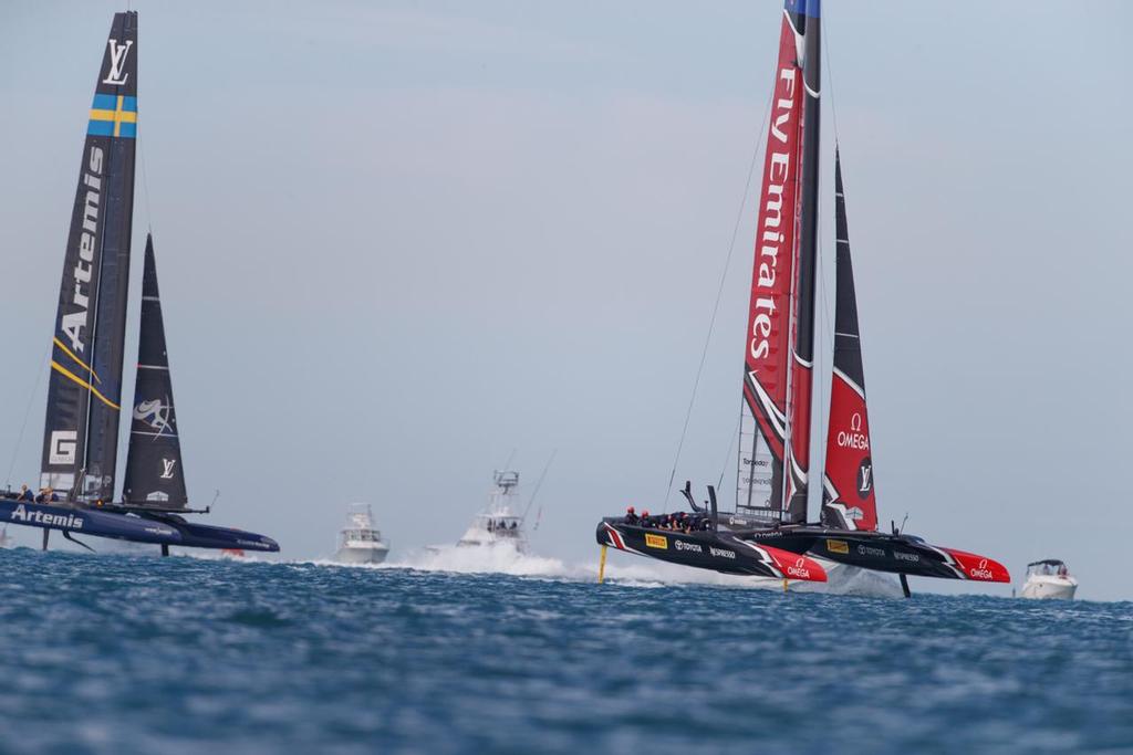 Emirates Team New Zealand final day of celebrations, prizegiving and race of the Louis Vuitton America's Cup Challenger Playoffs Final<br />
<br />
Copyright: Richard Hodder / Emirates Team New Zealand © Richard Hodder/Emirates Team New Zealand