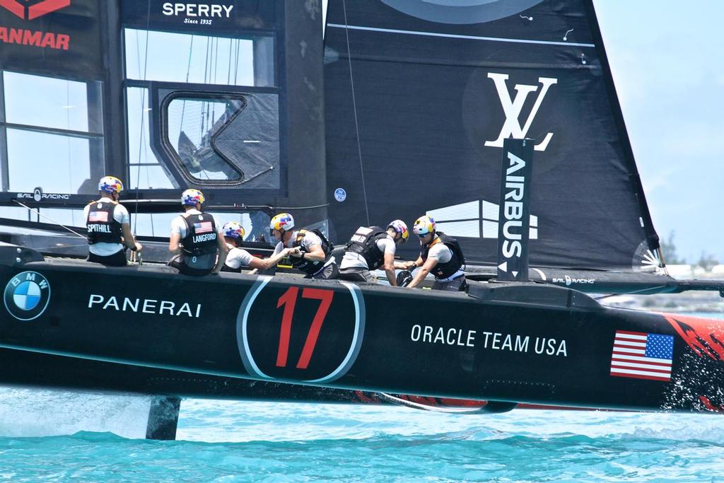 Oracle Team USA - Match, Day  5 - Race 9 - 35th America's Cup  - Bermuda  June 26, 2017 photo copyright Richard Gladwell www.photosport.co.nz taken at  and featuring the  class