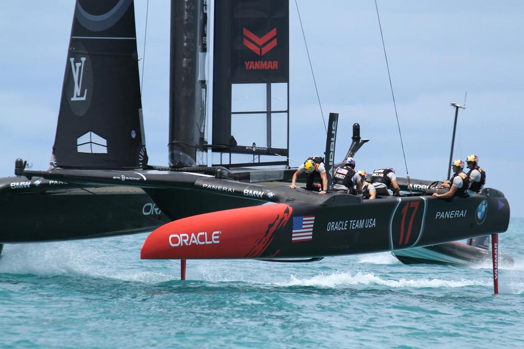 Tom Slingsby - Oracle Team USA - Match, Day  5 - Race 9 - 35th America's Cup  - Bermuda  June 26, 2017 photo copyright Richard Gladwell www.photosport.co.nz taken at  and featuring the  class