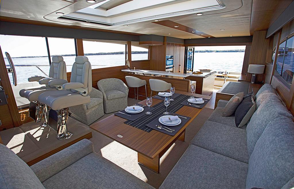 On board the splendid S70 from Maritimo © Maritimo . http://www.maritimo.com.au