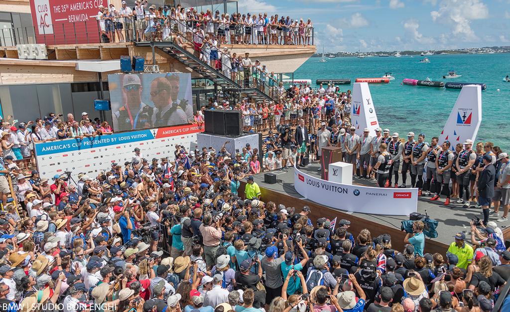 Emirates Team New Zealand won the 35th America's Cup vs Oracle Team Usa  7-1
 photo copyright  BMW | Studio Borlenghi taken at  and featuring the  class