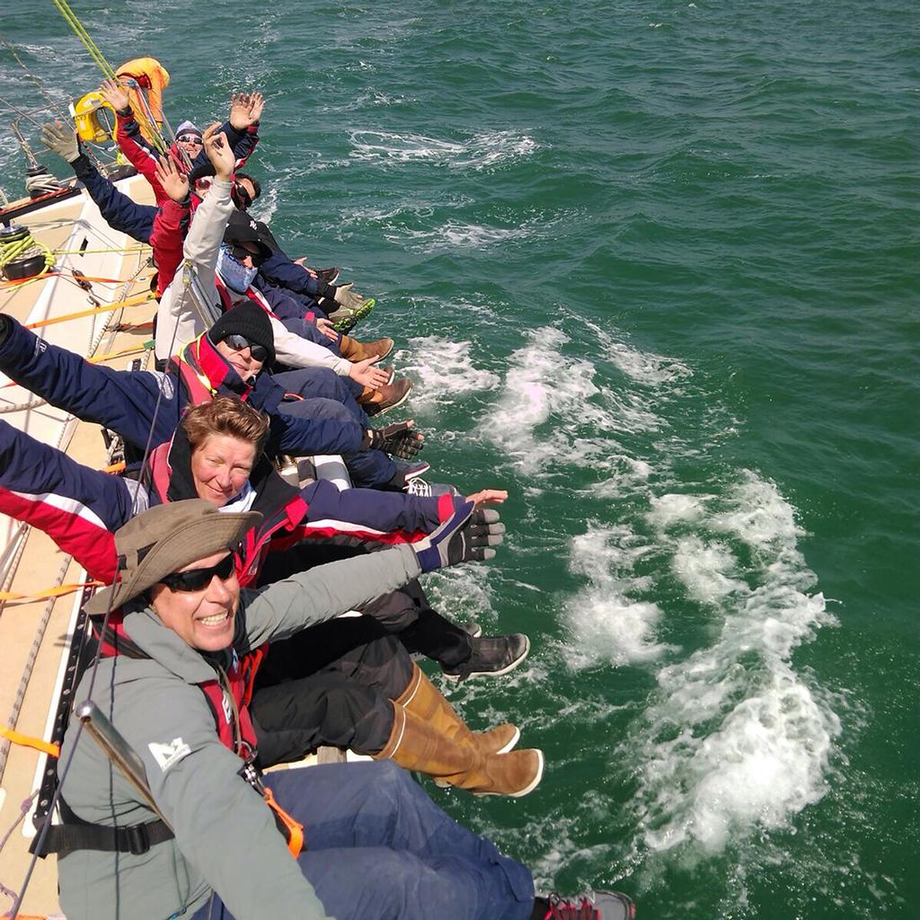 Clipper 2017-18 Race Crew Member Rachel Penny during Level 1 Training in Gosport. © Clipper Round The World Yacht Race http://www.clipperroundtheworld.com