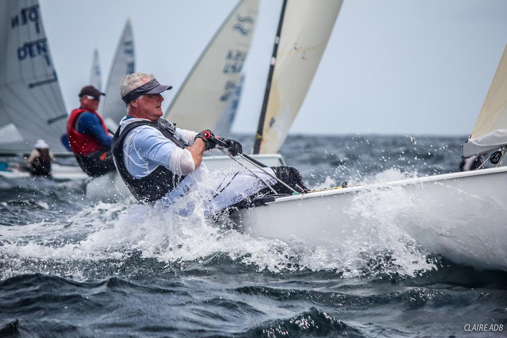 Day 4 of the Finn World Masters in Barbados ©  Claire ADB