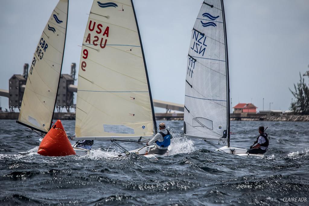 Day 4 of the Finn World Masters in Barbados ©  Claire ADB