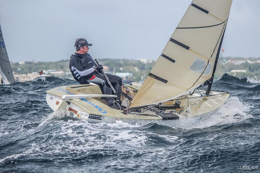 Day 4 of the Finn World Masters in Barbados ©  Claire ADB