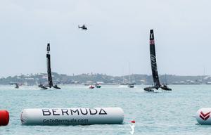SoftBank Team &  Land Rover BAR - 2017 America's Cup photo copyright www.AdventuresofaSailorGirl.com taken at  and featuring the  class