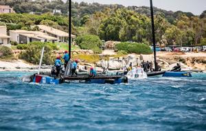 Day 1 – GC32 Villasimius Cup photo copyright Jesus Renedo / GC32 Racing Tour taken at  and featuring the  class