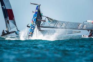 Extreme Sailing Series Act 3 – Day 3 – The Flying Phantoms competed in six races, with four capsizes and one dismasting photo copyright Lloyd Images http://lloydimagesgallery.photoshelter.com/ taken at  and featuring the  class
