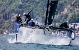 All the way from Japan - Naofumi Kamei's Mamma Aiuto! - GC32 Villasimius Cup photo copyright Jesus Renedo / GC32 Racing Tour taken at  and featuring the  class