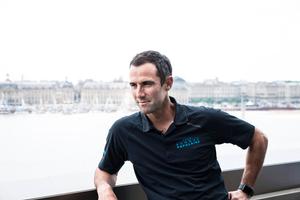 Armel Le Cléac’h, skipper of Banque Populaire XI photo copyright  A. Jamois / BPCE taken at  and featuring the  class