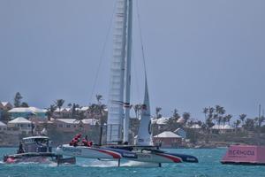 France on their way home - Day 7 - 35th America's Cup 2017 photo copyright Paul Cayard http://www.cayardsailing.com taken at  and featuring the  class