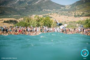 Day 5 – Airton was soon into his groove, belying the strong conditions – GKA Kite-Surf World Tour Tarifa photo copyright  Ydwer van der Heide taken at  and featuring the  class
