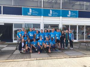Some of the runners raising money for the Ellen MacArthur Cancer Trust – Round the Island Race photo copyright Ellen MacArthur Cancer Trust taken at  and featuring the  class