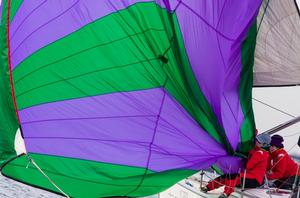 Kite drop on School's Out - Australian Women’s Keelboat Regatta photo copyright  Bruno Cocozza taken at  and featuring the  class