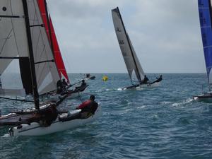 Hobie Wildcats and Tigers – Channel Islands Hobie Cat Championships photo copyright  Elaine Burgis taken at  and featuring the  class