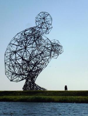 Crouching Man Sculpture by Anthony Gormley photo copyright SV Taipan taken at  and featuring the  class