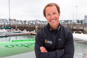 Thomas Coville, skipper of Sodebo photo copyright Jean-Marie Liot / DPPI / Sodebo taken at  and featuring the  class