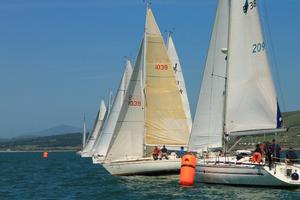 The race start at Barmouth – Three Peaks Yacht Race photo copyright  Rob Howard / Three Peaks Yacht Race taken at  and featuring the  class