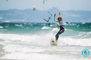 Day 3 – Matchu Lopes, stoked to make another final and a re-match with Airton tomorrow – GKA Kitesurf World Tour Tarifa photo copyright  Ydwer van der Heide taken at  and featuring the  class