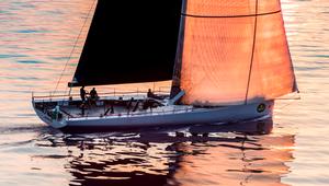 Maxi 72 MOMO on the approach to the Giraglia Rock at sunrise – Giraglia Rolex Cup photo copyright  Rolex/ Kurt Arrigo http://www.regattanews.com taken at  and featuring the  class