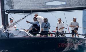 Wolfgang and Angela Schaefer back on the water after a breakdown in Capri - Rolex Farr 40 World Championship photo copyright  Farr 40 / ZGN taken at  and featuring the  class