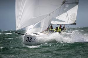 Claudia Rossi's Italian team racing Petite Terrible is top of the leaderboard photo copyright  Paul Wyeth / RSrnYC taken at  and featuring the  class