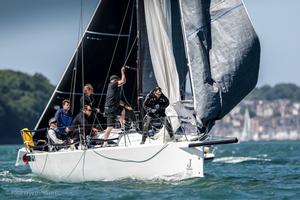 Final Day – David and Kirsty Apthorp’s J/88 J-Dream – Harken June Regatta photo copyright  Paul Wyeth / RSrnYC taken at  and featuring the  class