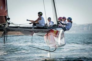 Foiling boats trials at Foiling Week Garda photo copyright  Martina Orsini taken at  and featuring the  class