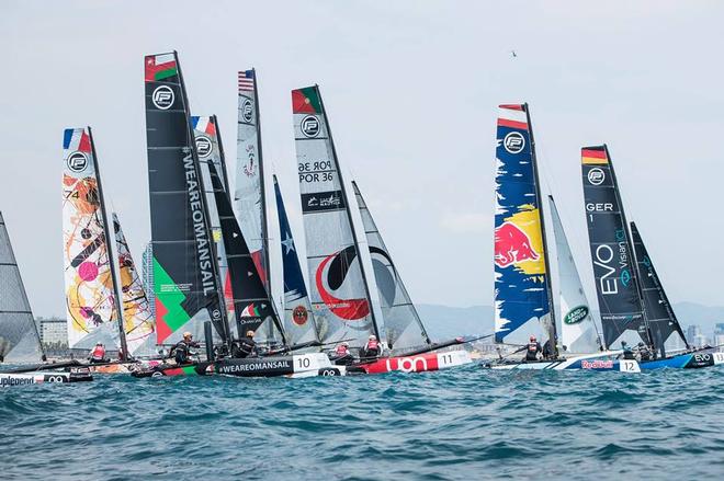 An epic penultimate day of Act 4 - Extreme Sailing Series 2017 © Lloyd Images http://lloydimagesgallery.photoshelter.com/