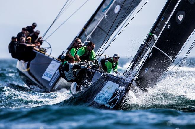 Team Aqua charge upwind ©  Pedro Martinez / Martinez Studio / RC44