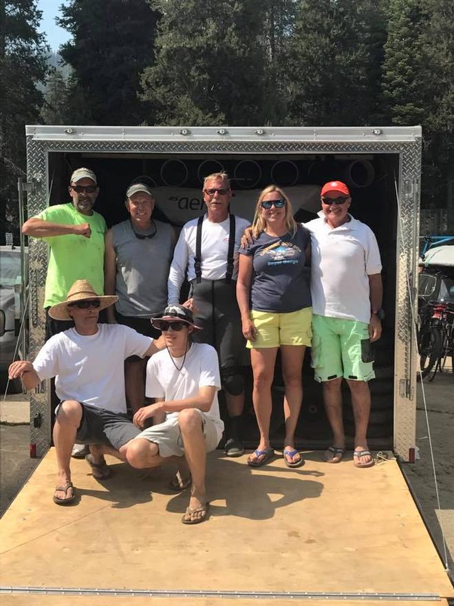 RS Aeros at the High Sierra Regatta at Huntington Lake ©  Fresno Yacht Club