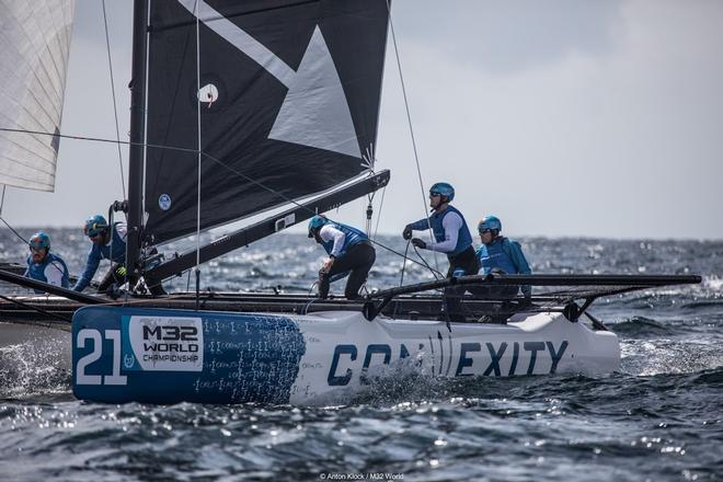 Don Wilson sailed a brilliant day at the helm of Convexity on Day 2 - M32 World Championship 2017 ©  Anton Klock / M32 World