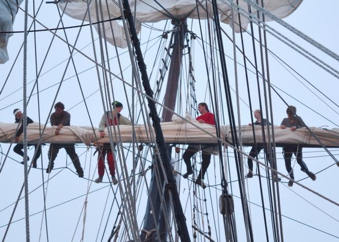 America’s newest tall ship Oliver Hazard Perry changing lives ©  Rogers High