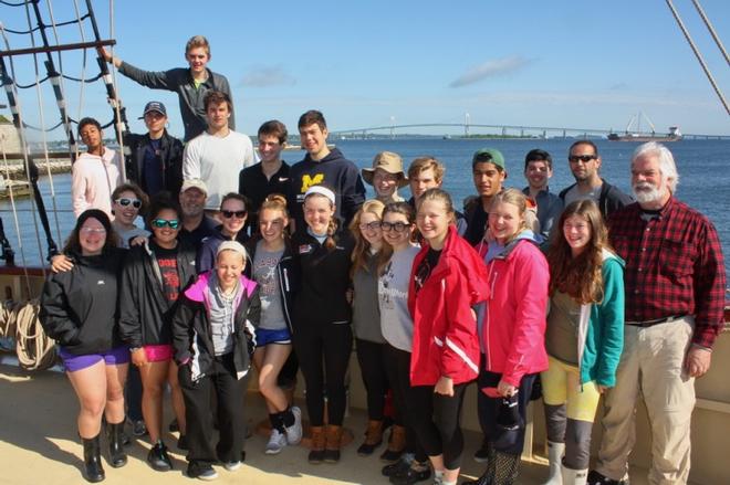 America’s newest tall ship Oliver Hazard Perry changing lives ©  Rogers High