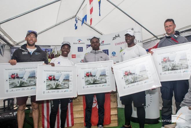 L-R Grieg City Academy YC: Matt Reid, Shabazz Patterson, Montel Fagan-Jordan, Camillo Orobio, John Holt. - The Gertrude Cup 2017 © Sportography.tv