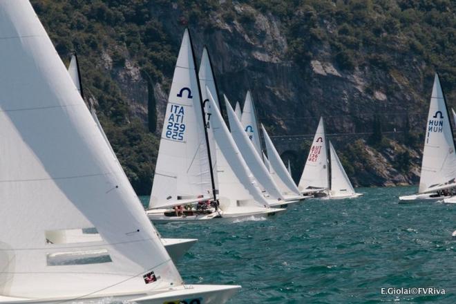 Soling European Championship Riva del Garda ©  Elena Giolai/Fraglia Vela Riva