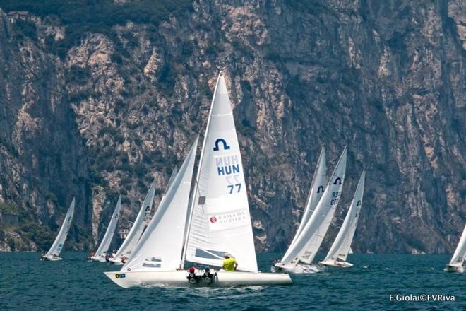 Soling European Championship Riva del Garda ©  Elena Giolai/Fraglia Vela Riva