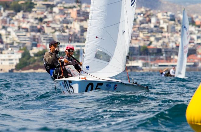 Telis Athanasopoulos/Yogo Dimitris Tassios (GRE) – 420 Open European Championships ©  Nikos Alevromytis