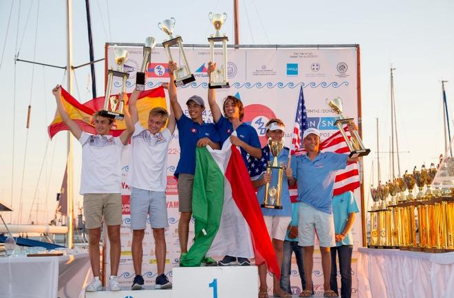 420 U17 Men Open European – Top 3 ©  Nikos Alevromytis