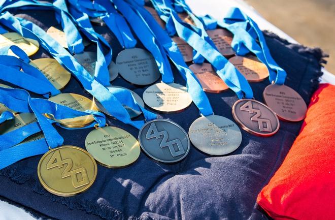 420 European Championship Medals ©  Nikos Alevromytis