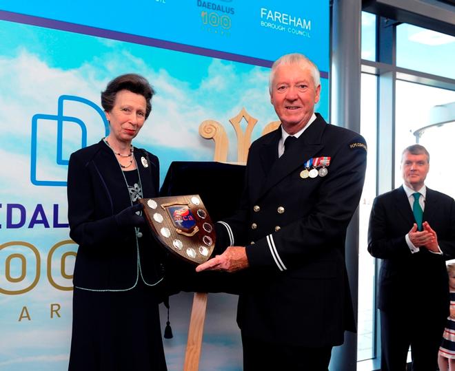 The Princess Royal and Mike Saunders MCA © Maritime and Coastguard Agency Press https://mcanet.mcga.gov.uk/press/albums.php