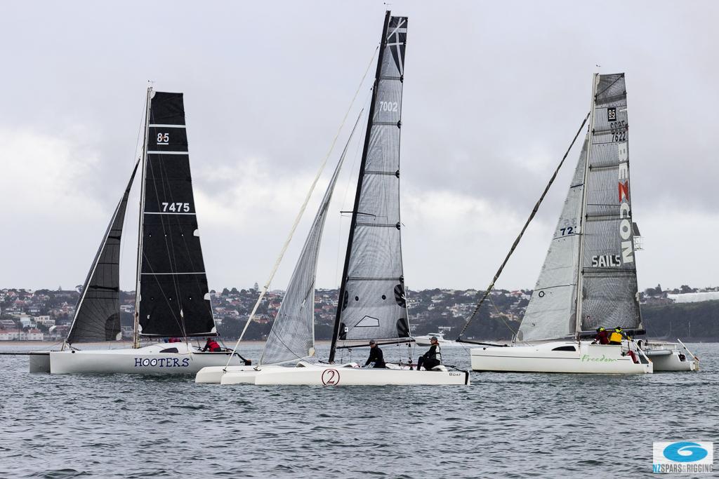 Multihull start - SSANZ NZ Rigging 60 © Deb Williams