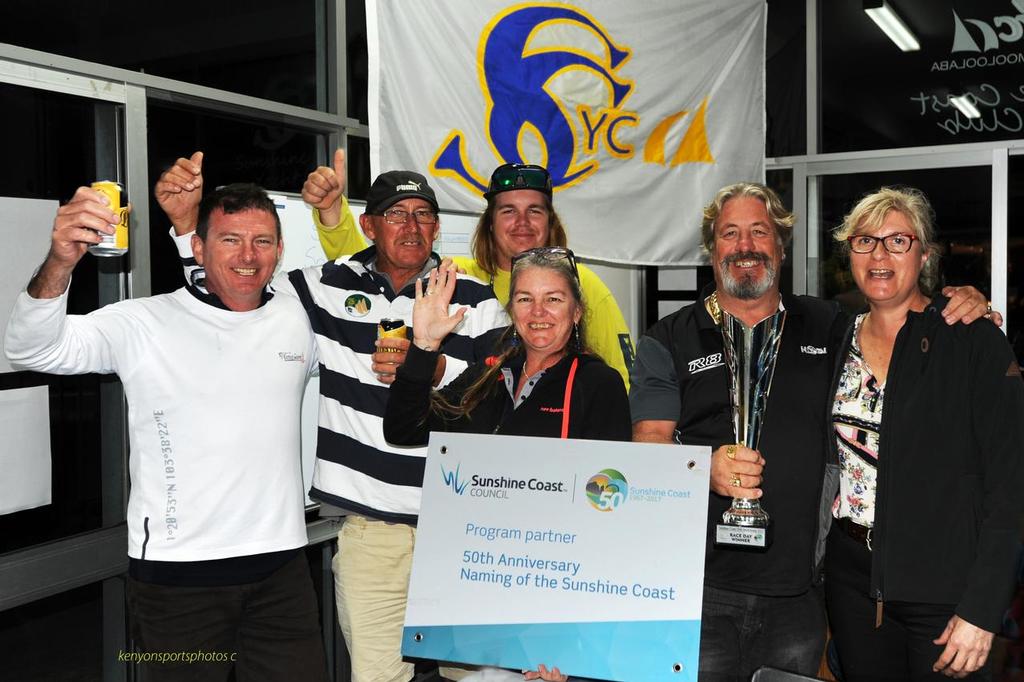 Winners - Sunshine Coast Ocean Regatta 2017 photo copyright Mike Kenyon http://kenyonsportsphotos.com.au/ taken at  and featuring the  class