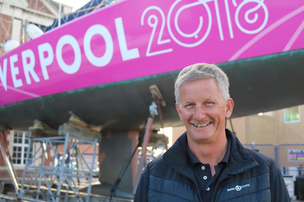 Clipper Race Skipper Lance Shepherd with Liverpool 2018 © Clipper Ventures