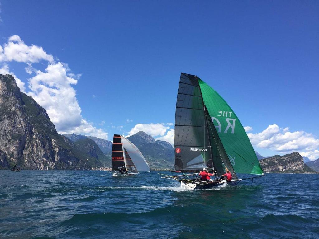  - 18ft Skiff Europeans - Cicolo Vela Arco - Lake Garda © Circolo Vela Arco