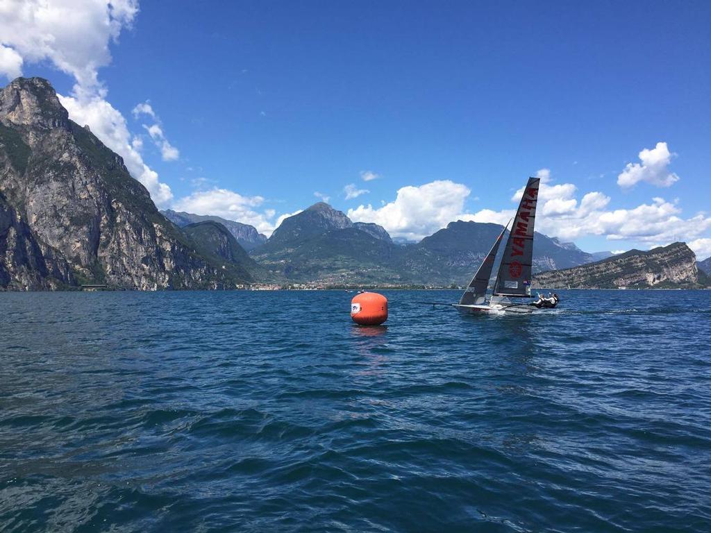  - 18ft Skiff Europeans - Cicolo Vela Arco - Lake Garda © Circolo Vela Arco