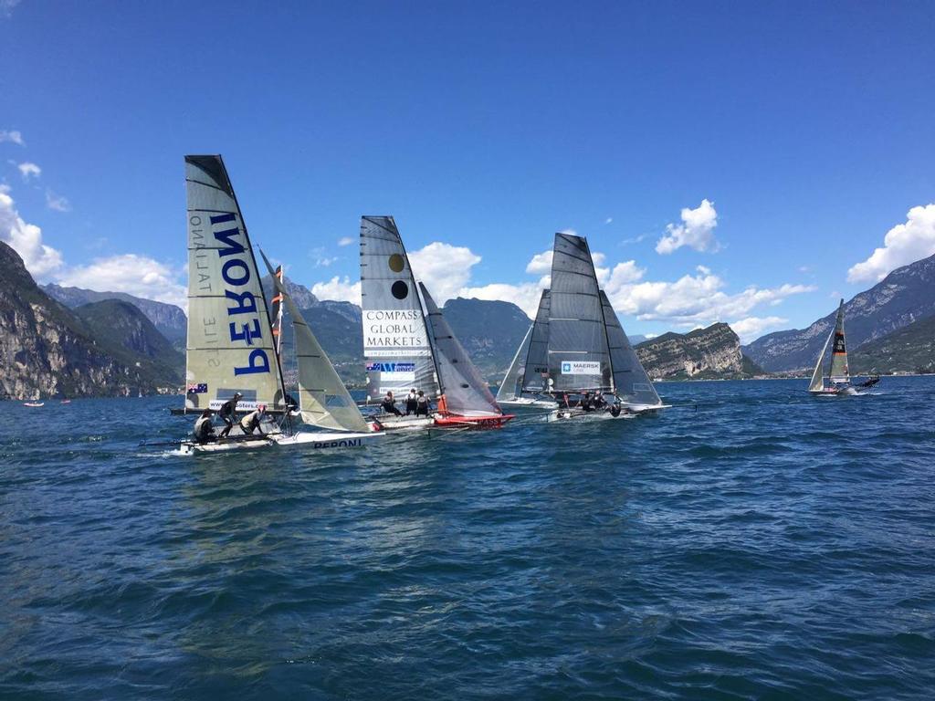  - 18ft Skiff Europeans - Cicolo Vela Arco - Lake Garda © Circolo Vela Arco