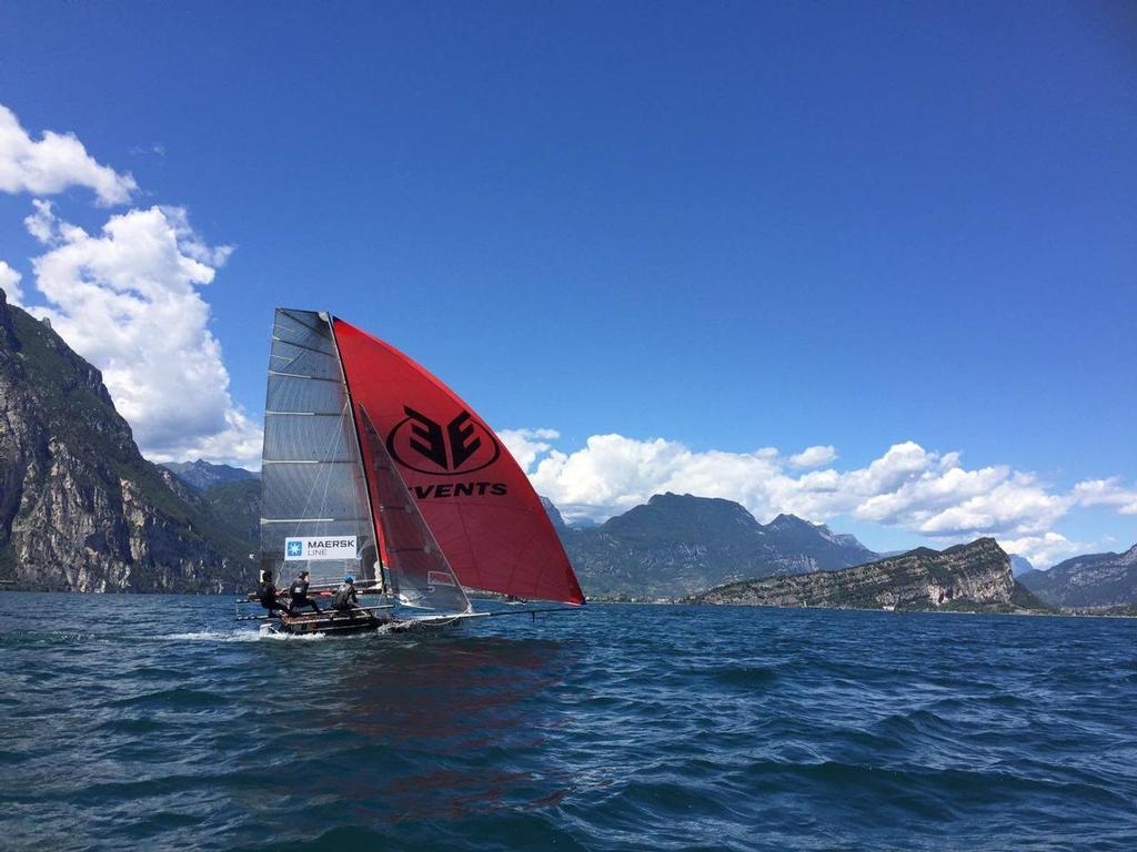  - 18ft Skiff Europeans - Cicolo Vela Arco - Lake Garda © Circolo Vela Arco