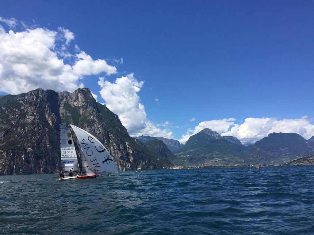  - 18ft Skiff Europeans - Cicolo Vela Arco - Lake Garda © Circolo Vela Arco