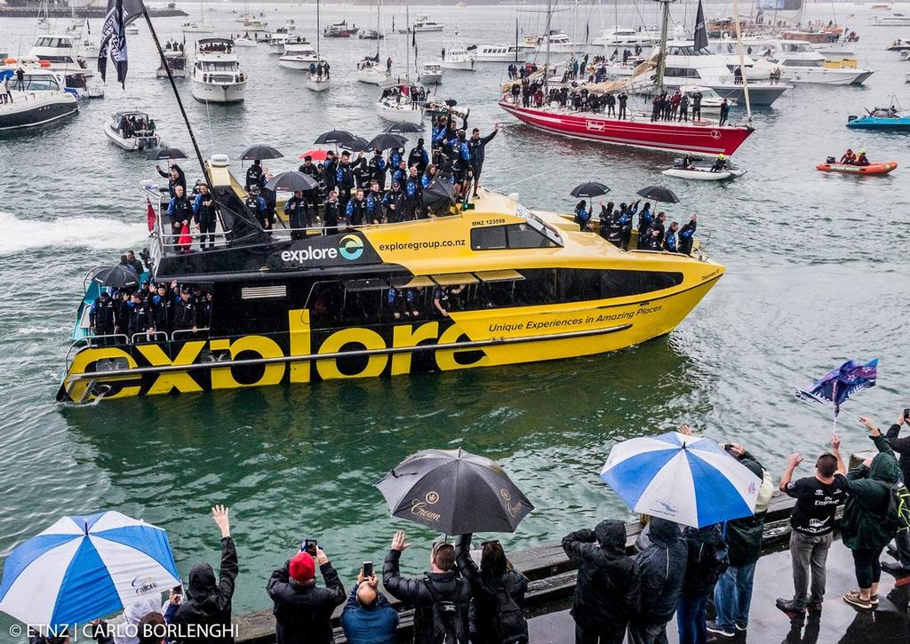  - Emirates Team New Zealand Parade in Queen Street in Auckland © ETNZ/Carlo Borlenghi